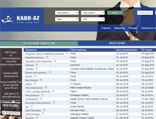 Tablet Screenshot of kadr-az.info